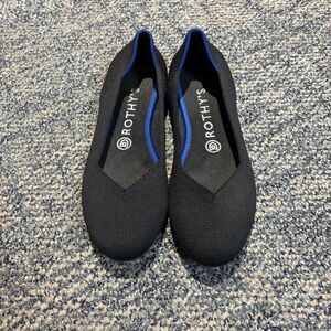 Rothy’s Women’s Black Ballet Flats Slip Ok Size 7.5